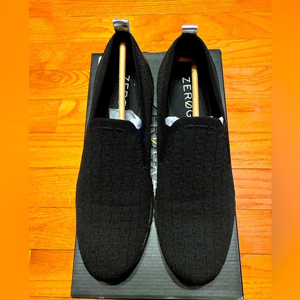Cole Haan Women ZEROGRAND /BLACK/BLACK KNIT SHOE #W18129